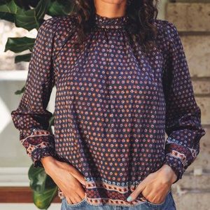 Trovata Birds of Paradise Blouse, size small